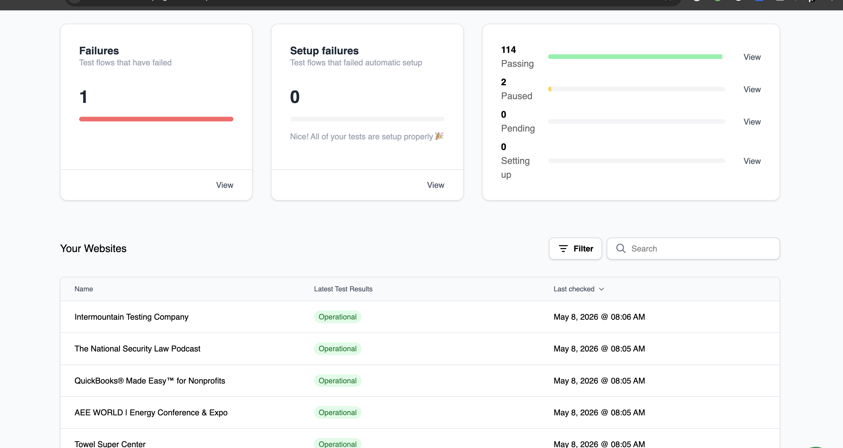 CheckView — Automated Website QA & Monitoring