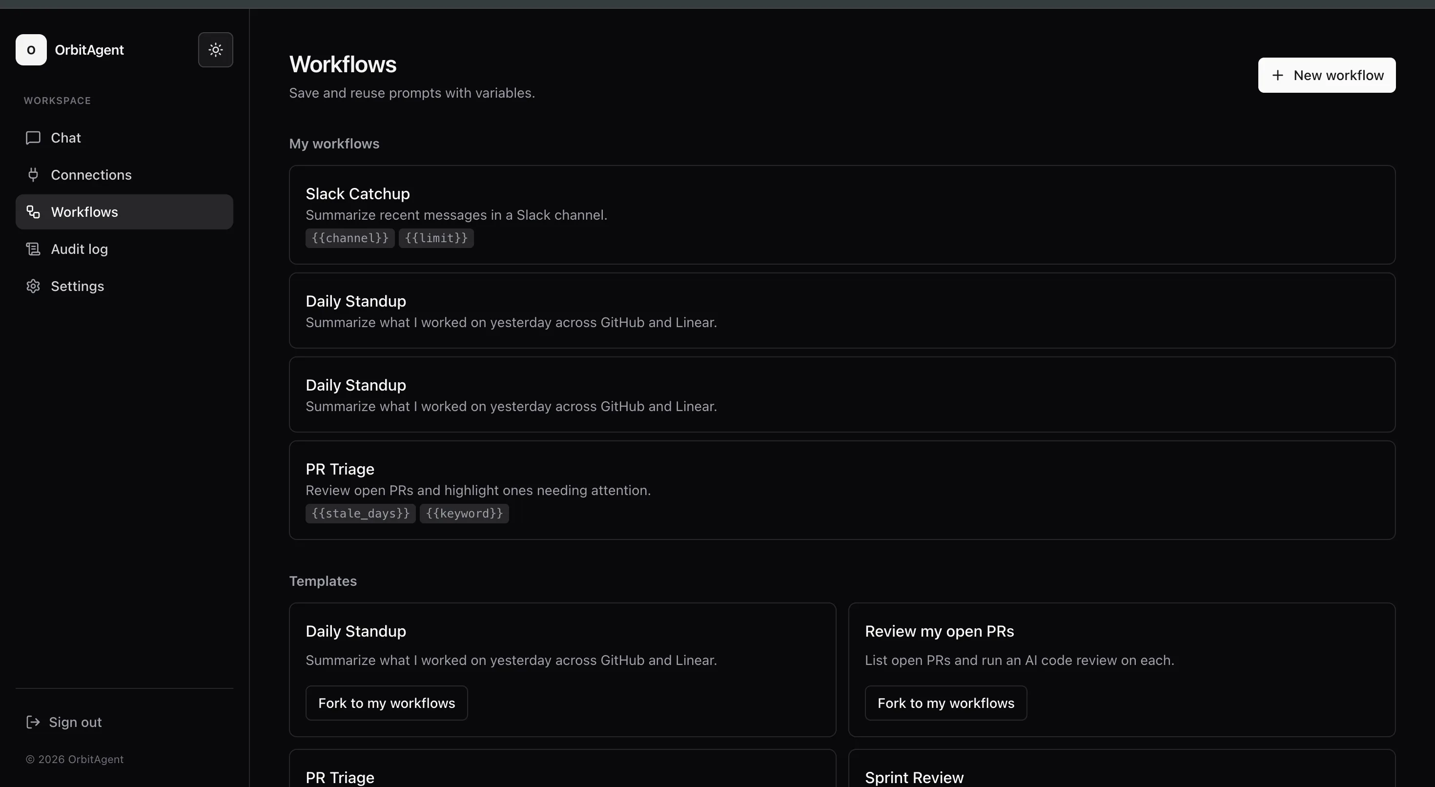 Full-stack AI agent that connects to GitHub, Linear, and Slack via OAuth and performs real work across them with human-in-the-loop approvals and a full audit trail. Built with Next.js 15, FastAPI, SSE streaming, and multi-provider LLM orchestration (Claude + Gemini).